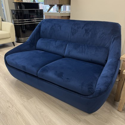 Saturn - Navy Velvet Statement 2 Seater