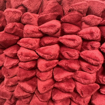 Pebble Cushion - Cherry Red