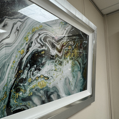 Framed Picture - Tidal Abstract 2