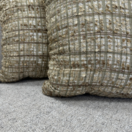 Set of 2 Natural Textures - Luxury Cushion from Ashley Manor