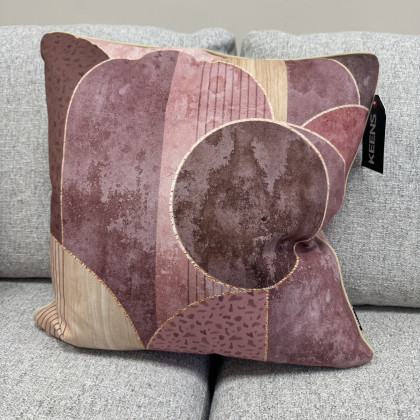 Set of 3 Davina Cushions - Pinks Geo Shapes