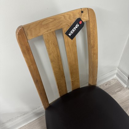 Set of 3 - Solid Oak Dining Chairs