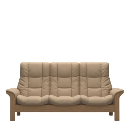Quickship Stressless Windsor - (M) Highback 3 Seater Sofa Quickship Stressless Windsor - (M) Highback 3 Seater Sofa