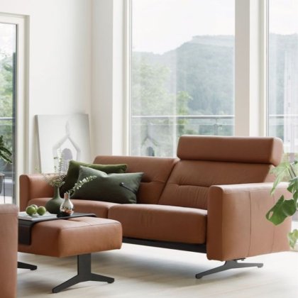 Quickship Stressless Stella - 2.5 Seater Sofa with S2 Arms