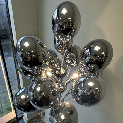 Chrome Balloons - Floor Lamp