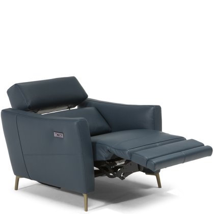 Natuzzi Editions - Greg - F54 - Armchair Double Motion Elet