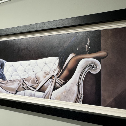 Framed Picture - Lounging Lady