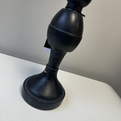 Tall Black Finial Ornament