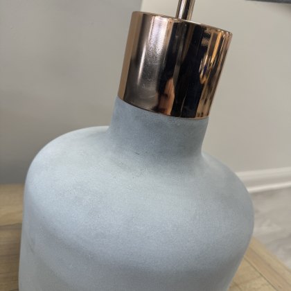 Concrete/Rose Gold - Table Lamp