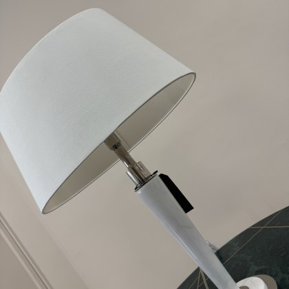 Abramo - White Marble Table Lamp