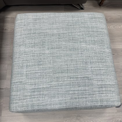 Parker Knoll Luxury Footstool in Teal Fabric Parker Knoll Luxury Footstool in Teal Fabric
