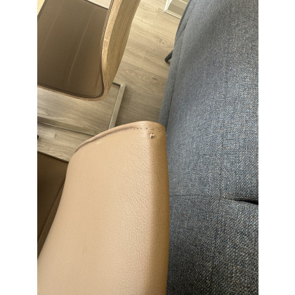 Set of 6 Zest - Wood and Cappucino Dining Chairs