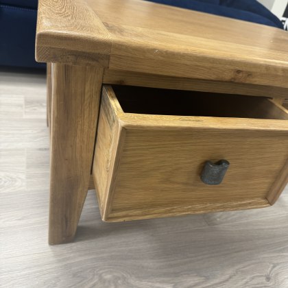 Capital Oak - Solid 2 Drawer Coffee Table