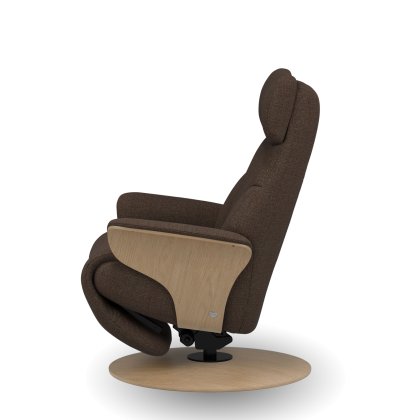 Adam (M) Wood Disc Power Chair w/ footstool Adam (M) Wood Disc Power Chair w/ footstool