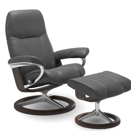 Consul (S) Signature Chair w/ footstool Consul (S) Signature Chair w/ footstool