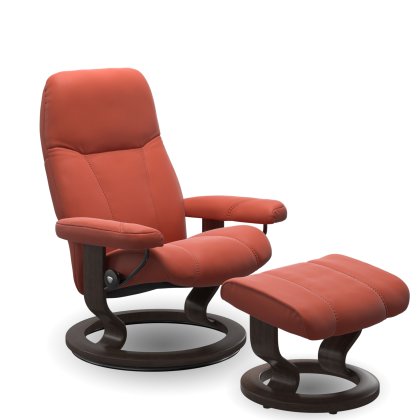 Consul (L) Classic Chair w/ footstool Consul (L) Classic Chair w/ footstool