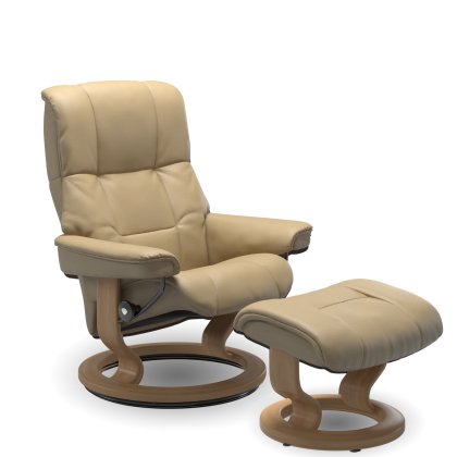 Stressless - Mayfair (M) Classic Chair w/ footstool