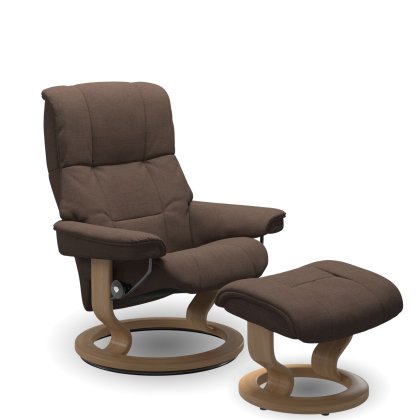 Mayfair (L) Classic Chair w/ footstool