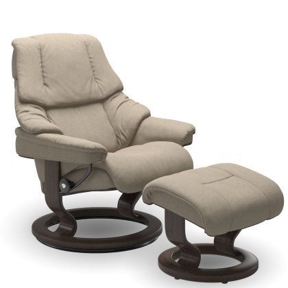 Reno (M) Classic Chair w/ footstool