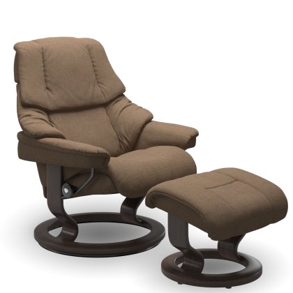 Reno (L) Classic Chair w/ footstool