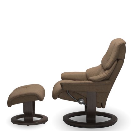 Reno (L) Classic Chair w/ footstool