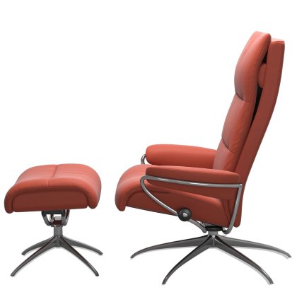 Tokyo Star (High Base) Chair w/ footstool