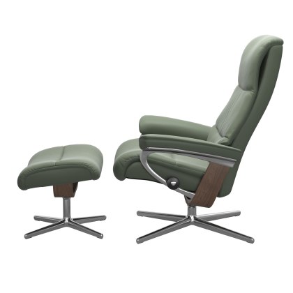 View (M) Cross Chair w/ footstool