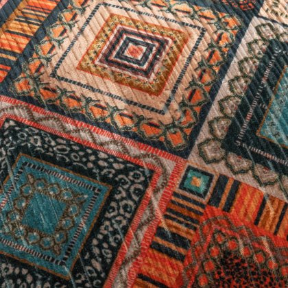 Rio - Cushion Teal/Orange