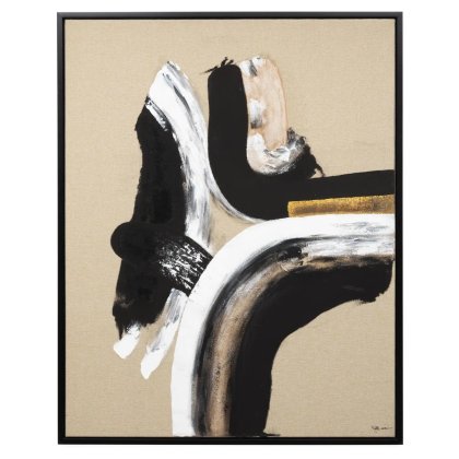 BRENT 102X127X4CM BLACK-GOLD