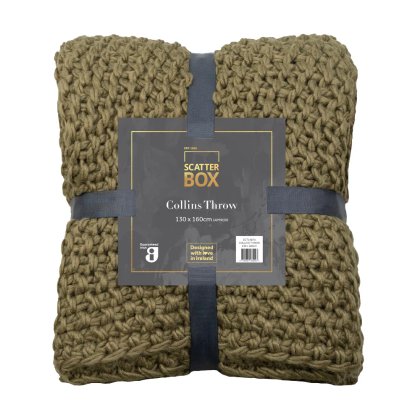Collins - Green Throw 130x160cm Collins - Green Throw 130x160cm