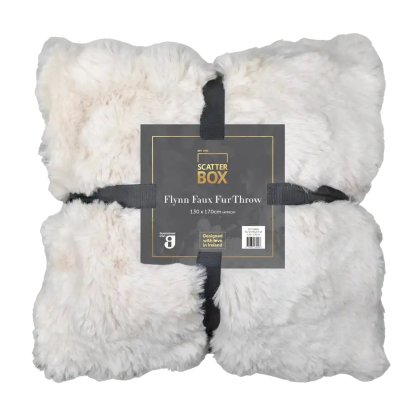 FLYNN FAUX FUR 130X170CM CREAM FLYNN FAUX FUR 130X170CM CREAM
