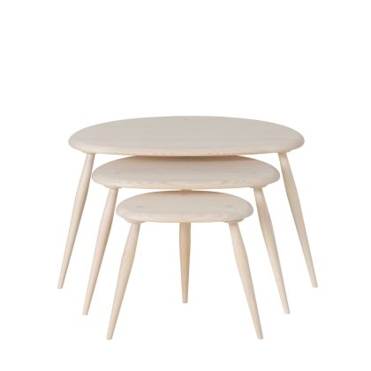Ercol - Pebble Nest of Tables Ercol - Pebble Nest of Tables