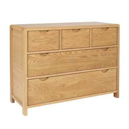 Ercol - Bosco 5 drawer Wide Chest Ercol - Bosco 5 drawer Wide Chest