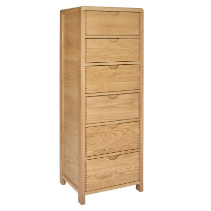 Ercol - Bosco 6 Drawer Tall Chest Ercol - Bosco 6 Drawer Tall Chest