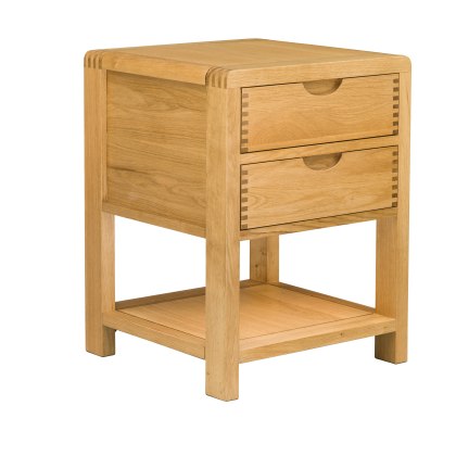 Ercol - Bosco 2 Drawer Bedside Cabinet Ercol - Bosco 2 Drawer Bedside Cabinet