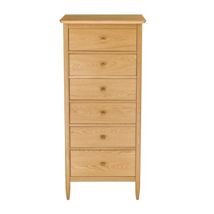 Ercol - Teramo 6 Drawer Tall Chest Ercol - Teramo 6 Drawer Tall Chest