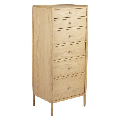 Ercol - Winslow 6 Drawer Tall Chest Ercol - Winslow 6 Drawer Tall Chest
