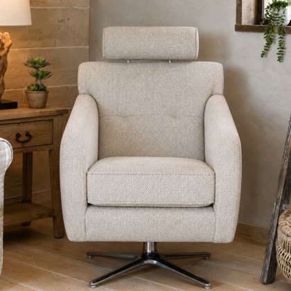 Alstons - Poppy - Magnus Swivel Chair Alstons - Poppy - Magnus Swivel Chair