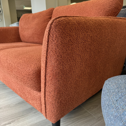 Harlow - Rust Fabric Sofa