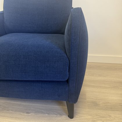 Joy Armchair in Denim Blue Fabric
