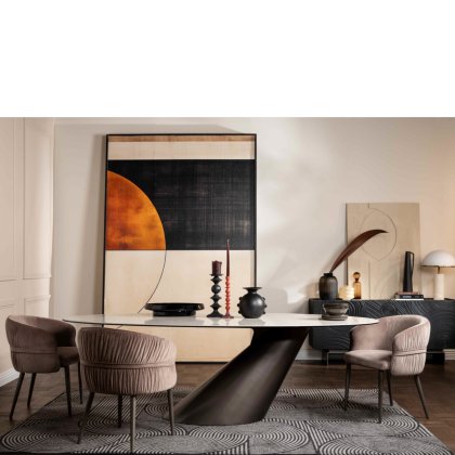 Wren - Designer Angled Dining Table Wren - Designer Angled Dining Table