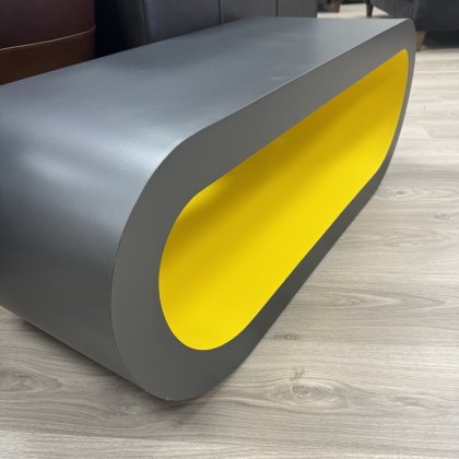 Neo Grey and Yellow - Coffee or Media Unit