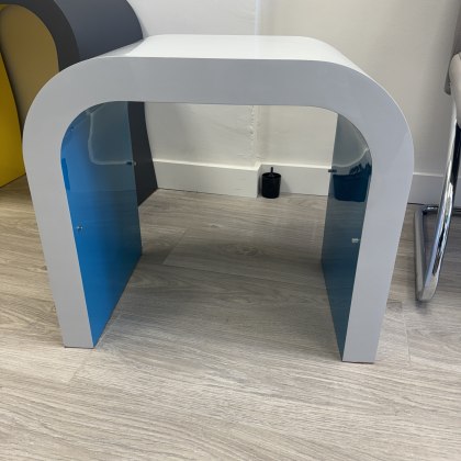 Neo Lamp Table - Grey & Teal Neo Lamp Table - Grey & Teal