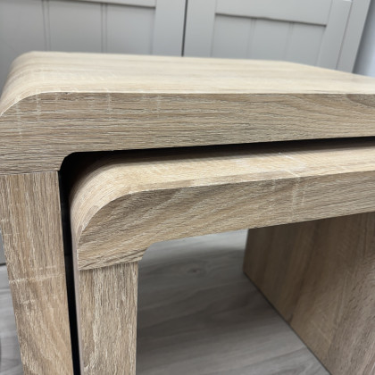 Havana Nest of 2 Tables - Oak Style Finish