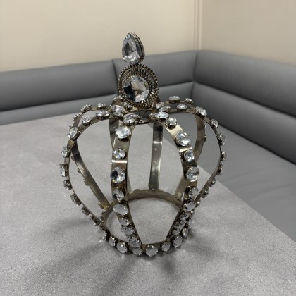 Large Crown Crystal Ornament