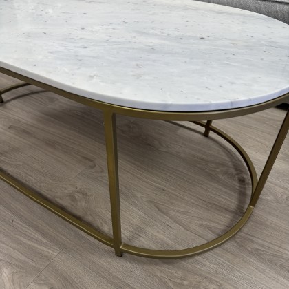 Beth Marble Coffee Table
