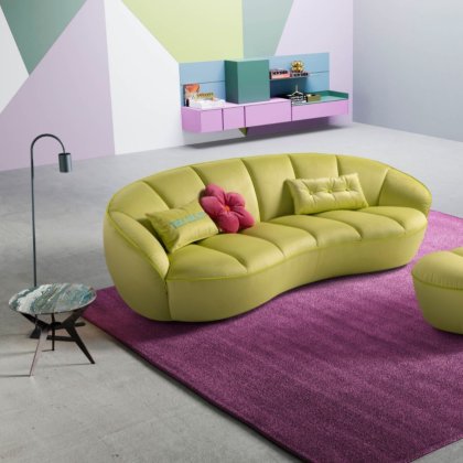 Egoitaliano - Shai 3 Seater Large Curved Sofa