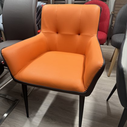 Ravello Modern Chair - Orange/Anthracite Ravello Modern Chair - Orange/Anthracite