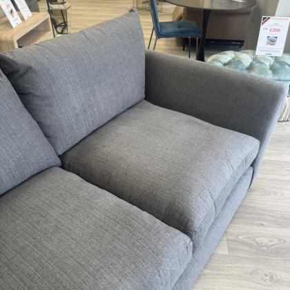 Charlie Sofa - Zenith Asphalt Fabric