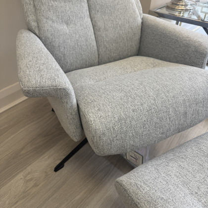 G Plan Lukas Chair and Stool - Piero Silver